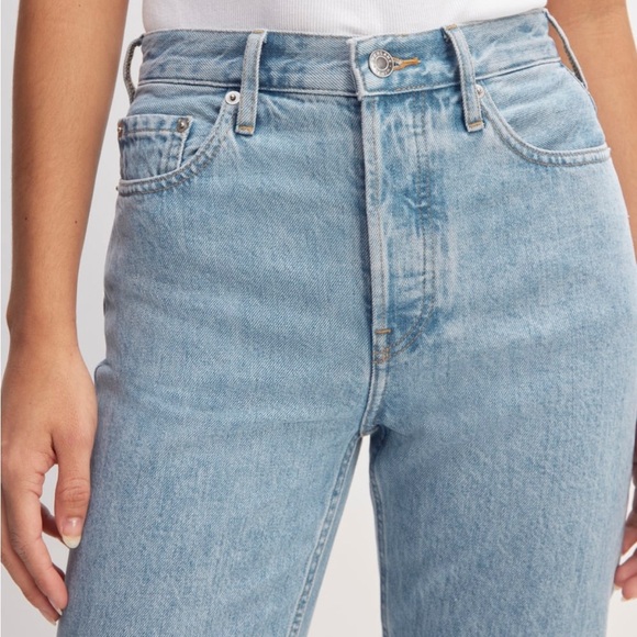 Everlane jeans Curvy 90s Cheeky Straight Jeans 
organic cotton high rise 25 new - Picture 14 of 14